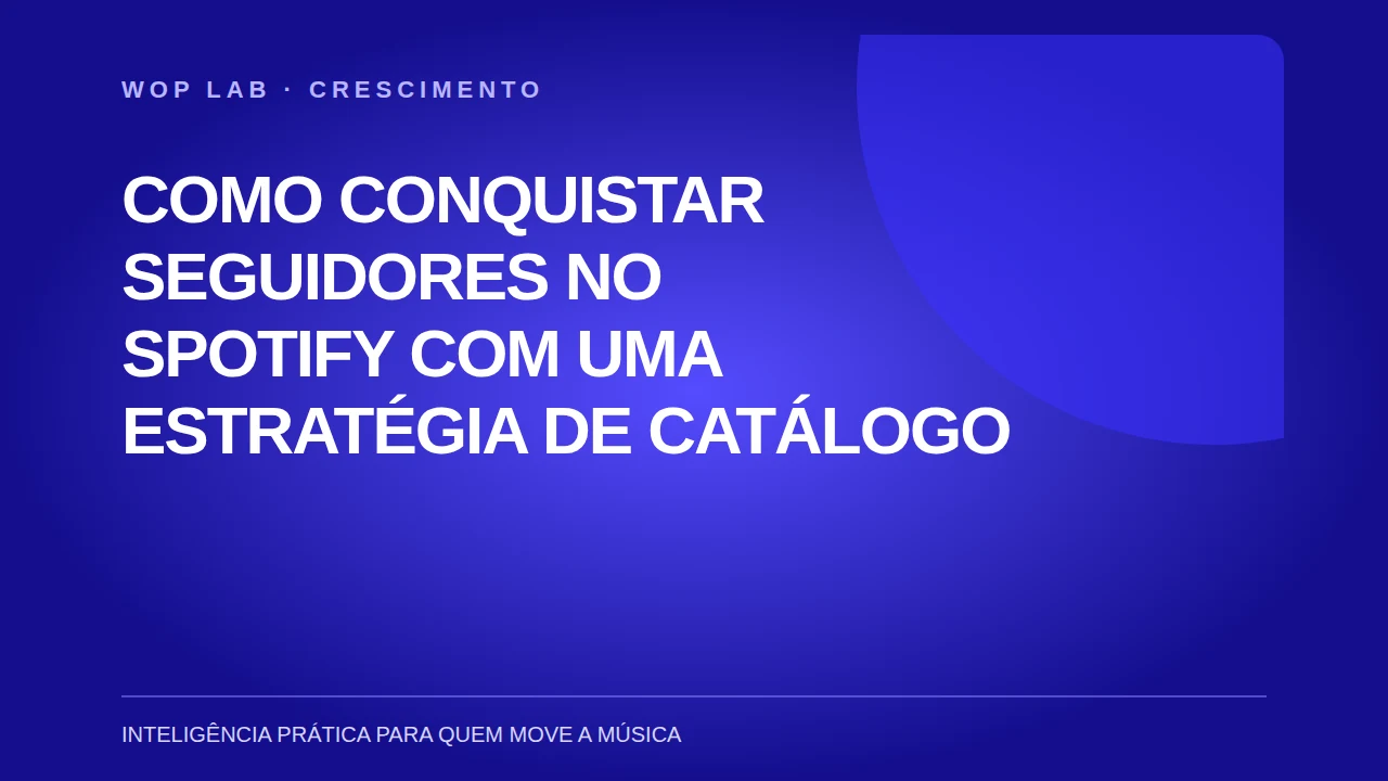 Como conquistar seguidores no Spotify com uma estratégia de catálogo